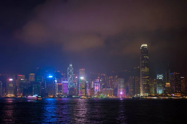 Χονγκ Κονγκ Κινα Απριλιου 2018 Ουρανοξύστες Στο Κέντρο Του Χονγκ — Φωτογραφία Αρχείου