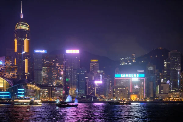 Hong Kong China Mei 2018 Hong Kong Skyline Cityscape Centrum — Stockfoto