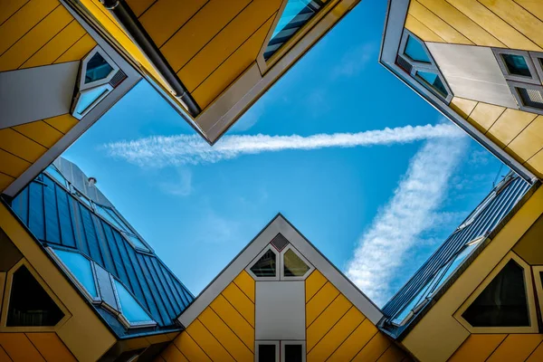 Rotterdam Netherlands May 2017 Cube Houses Innovative Cube Shaped Houses — Stock Photo, Image