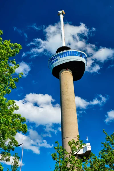 Rotterdam Paesi Bassi Maggio 2017 Euromast Torre Osservazione 185 Progettata — Foto Stock