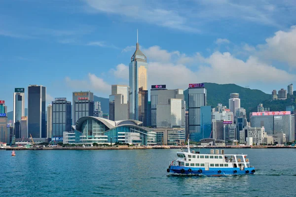 中国香港 2018年5月1日 香港天际线城市景观 Hong Kong China — 图库照片