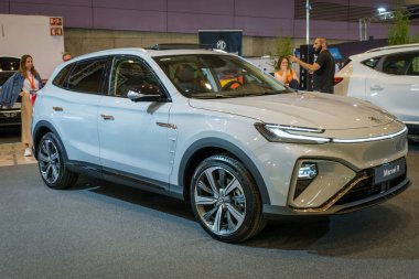 Lizbon, Portekiz - 12 Mayıs 2023: MG MARVEL R elektrikli araba ECAR Show 'da sergileniyor - Hybrid ve Electric Motor Show