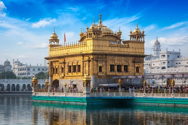 Sikh Gurdwara Golden Temple Harmandir Sahib Holy Place Sikihism Amritsar — Stock Photo, Image