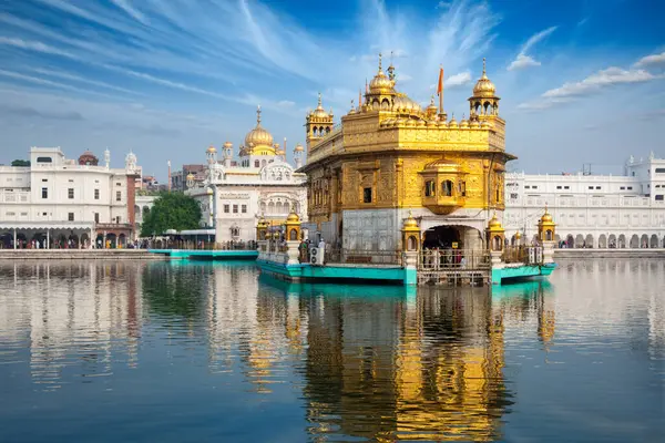 Sikh Gurdwara Templo Dorado Harmandir Sahib Lugar Santo Del Sikihismo Imágenes De Stock Sin Royalties Gratis