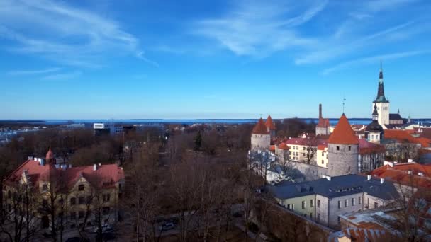 아름다운 에스토니아 타운의 — 비디오