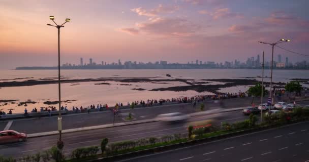 Outubro 2019 Mumbai Índia Timelapse Mumbai Famous Icic Tourist Attraction — Vídeo de Stock