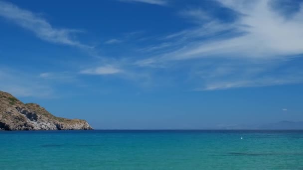 Firapotamos Greece Mayıs 2019 Yunanistan Milos Adasındaki Firapotamos Plaj Balıkçı — Stok video