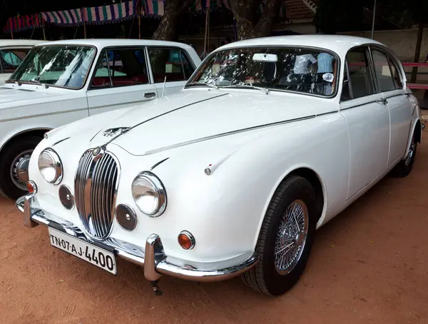 Chennai Indien Juli 2011 Jaguar Retro Oldtimer Bei Der Heritage — Stockfoto