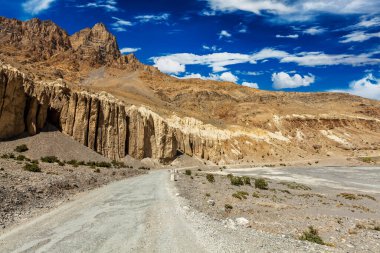 yol Himalayalar. Spiti Vadisi, himachal pradesh, Hindistan