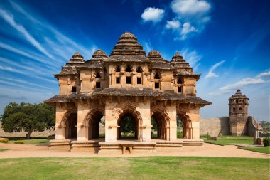 Lotus Mahal, Hampi, Karnataka, Hindistan Kraliyet Merkezi 'nde.