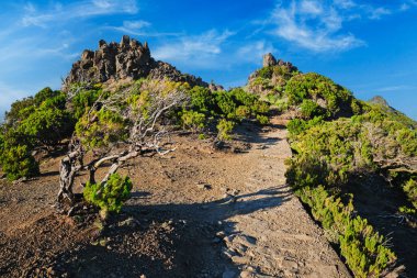 Yürüyüş patikasından Pico Ruivo, Madeira 'ya git