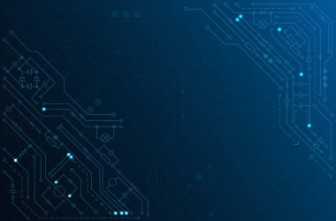 Devre kartı geçmişi. Elektronik bilgisayar teknolojisi, dijital çip. Sancak, sunum.