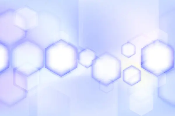 Geometric Background Hexagonal High Tech Elements Presentation Banner — Stock Vector