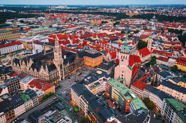 Marienplatz Munich Germany View Travel Destinations Landmark — Stock Photo, Image