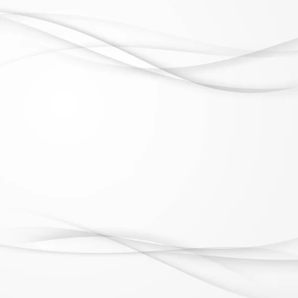 Мягкий Мягкий Абстрактный Прозрачный Серый Swoosh Линии Фона Векторная Иллюстрация Стоковый вектор