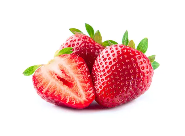 Strawberry Berries White Backgrounds Royalty Free Stock Images