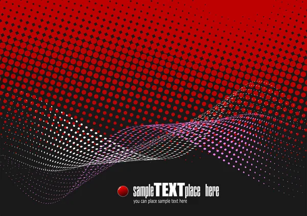Abstract Background Dotted Image Place Text — Stock Vector