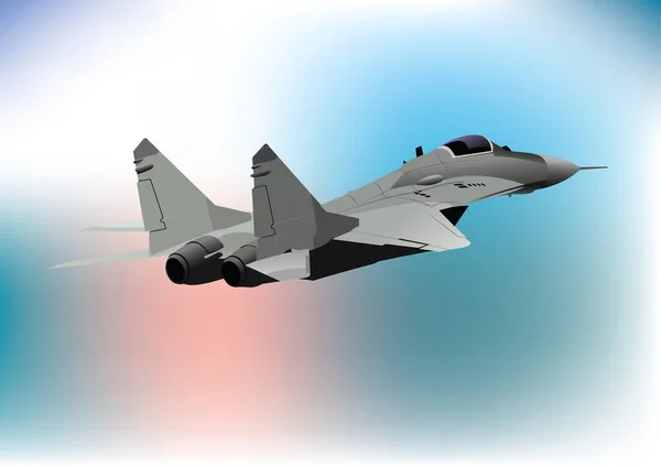 Aviones Combate Armado Ilustración Vectorial Para Diseñadores — Archivo Imágenes Vectoriales
