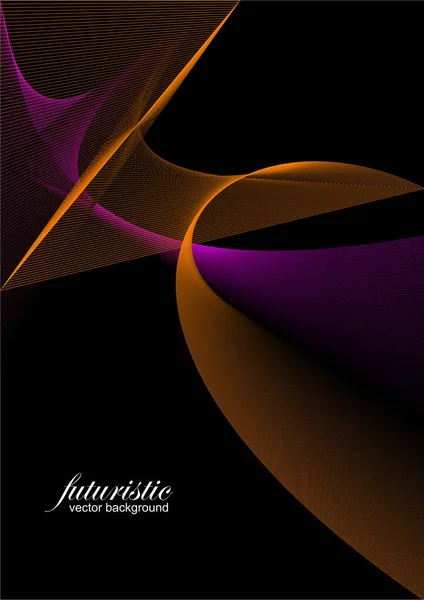 抽象未来的背景 カラーベクトル2Dイラスト — ストックベクタ