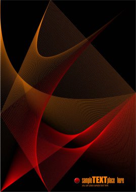 Soyut fütüristik geçmiş. Renk vektörü 2d illüstrasyon