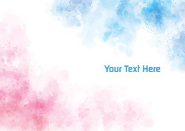 Suluboya boya mavi-pembe