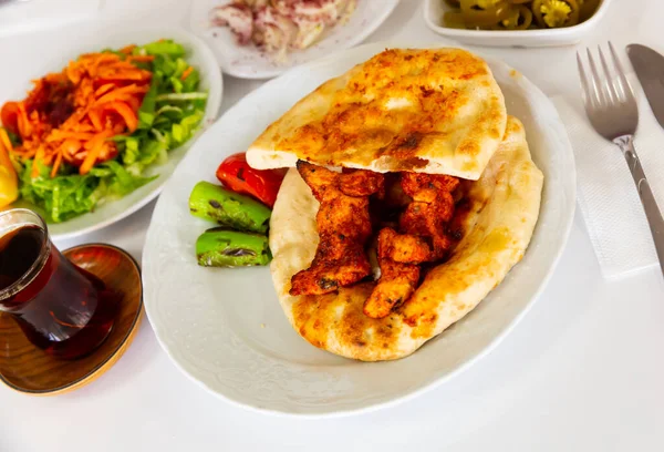 Chicken Shish Kebab Turkish Tavuk Sis — Stock Photo, Image