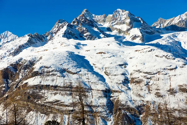 Panoramic View Swiss Alps Zermatt Switzerland — Stock Photo, Image