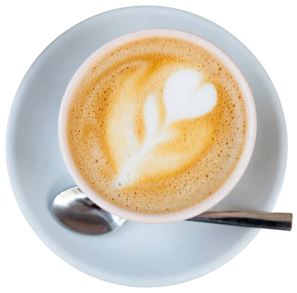 Cup Cortado Coffee Espresso Based Drink Have Spanish Origins Isolated — Stock Photo, Image