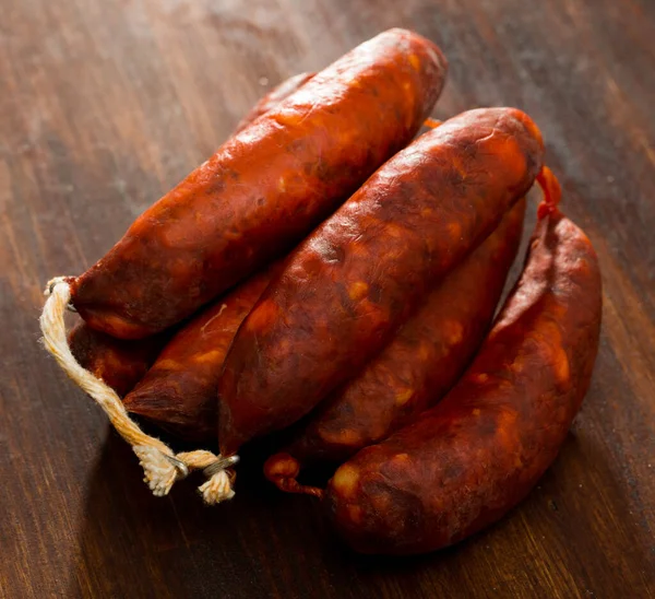 Chorizo Traditional Spanish Portuguese Spicy Sausage — Stock Photo, Image