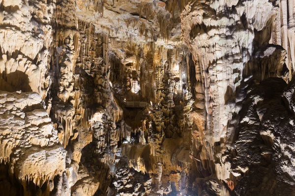 Image Cave Grotte Des Demoiselles Illuminated France — Stock Photo, Image