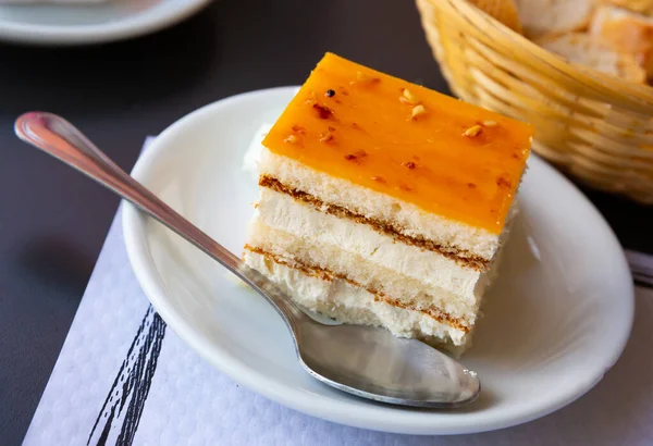 Cake Addition Whiskey Spanish Dessert — Stock fotografie