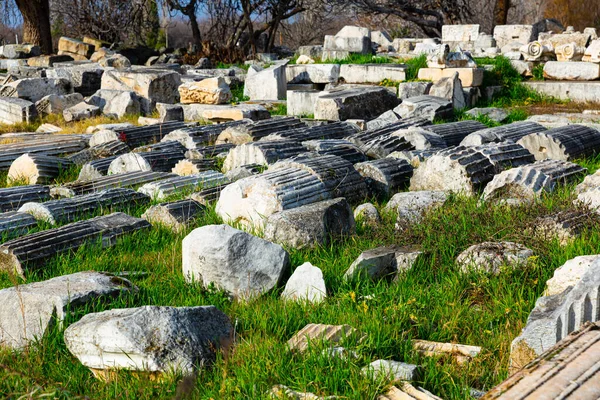 Ruins Old Town Aphrodisias Karacasu Aydin Province Turkey — Stock Photo, Image