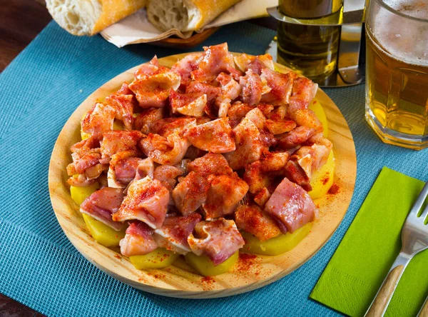 Orejas Gallega Spanish Dish Roast Pigs Ears Spice — Stock Photo, Image