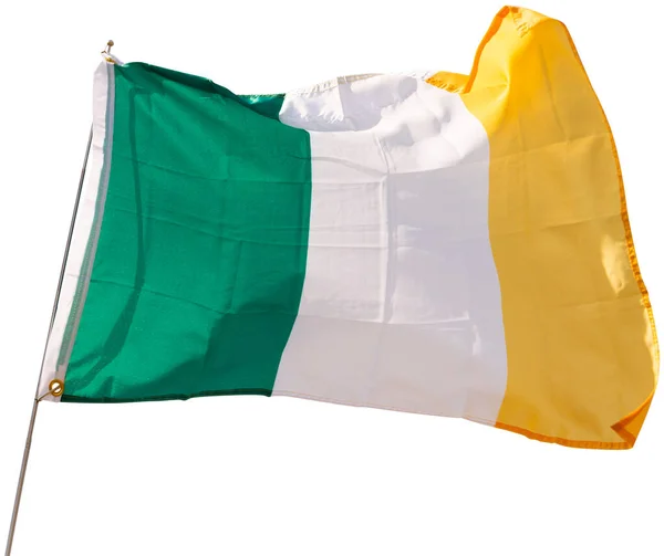 Зелений Білий Помаранчевий Прапор Ірландії Символ Ірландської Культури Історії Символізує — стокове фото