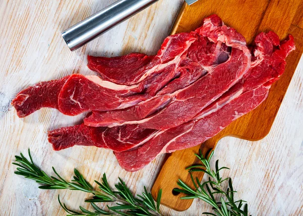 날고기 쇠고기 — 스톡 사진