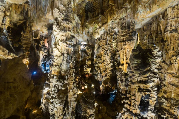 Vista Interior Grotte Des Demoiselles Gran Cueva Valle Herault Del — Foto de Stock