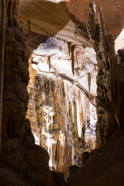 Güney Fransa Daki Şeytanların Karanlık Mağarası Nın Resmi — Stok fotoğraf