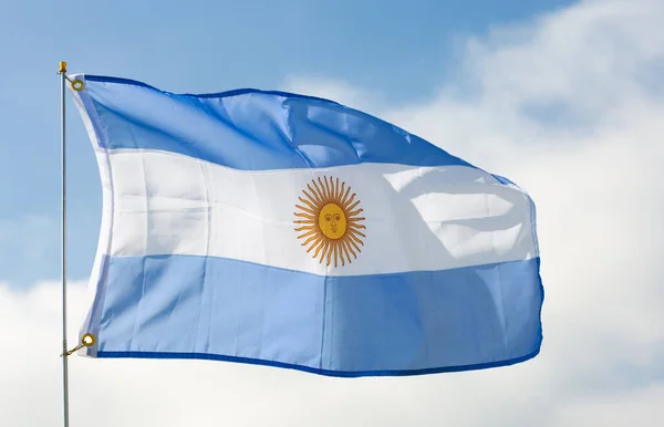 Flag State Argentina Flutters Sky — Stock Photo, Image