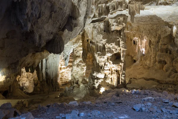 Image Illuminated View Grotte Des Demoiselles France Nature — Stock Photo, Image