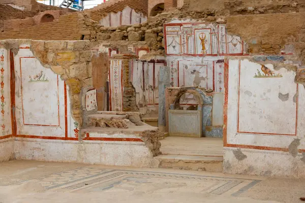 Zmir Selcuk Ilçesinde Ephesus Terasında Harabeler Yaşanıyor — Stok fotoğraf