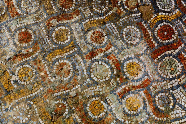 Mozaika Podlaze Obytných Budov Město Efesus Turecko — Stock fotografie