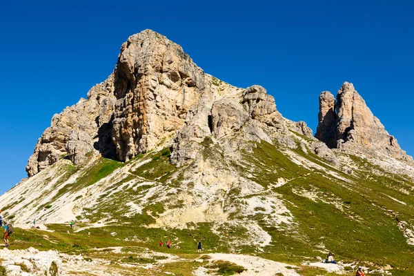 Widok Włoskich Dolomitów Północnych Włoszech Alpy Europejskie — Zdjęcie stockowe