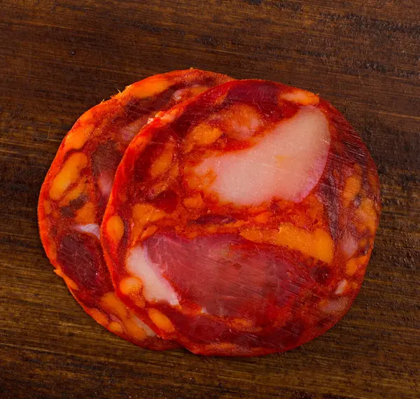 Chorizo Traditionele Spaanse Portugese Pittige Worst — Stockfoto