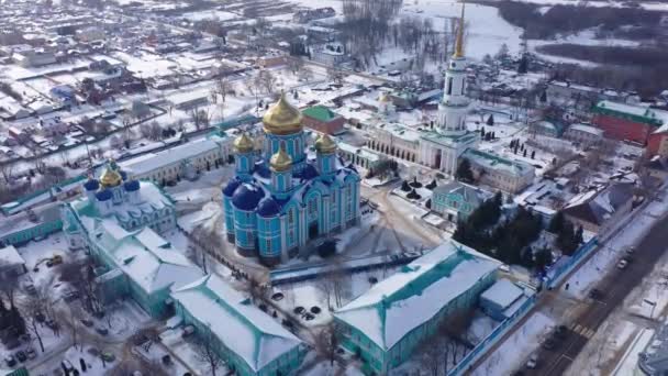 Rusya Nın Küçük Bir Kasabası Olan Zadonsk Taki Nın Doğumu — Stok video