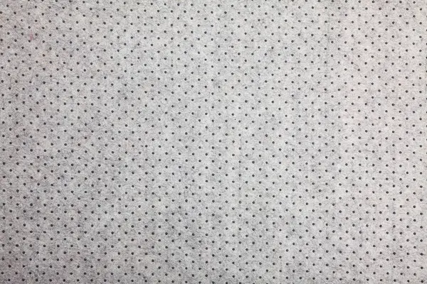 stock image Close up view on gray textile texture with dots, nobody