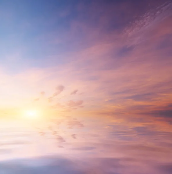 Sky Bakgrund Vid Solnedgången Naturens Sammansättning — Stockfoto