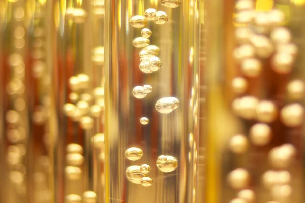 Arany Háttér Buborék Textúra Tervezési Elem — Stock Fotó