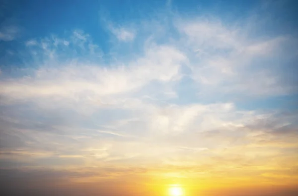Красочное Небо Закате Фон Неба — стоковое фото