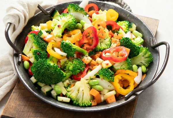 Vegetarian Stir Fry Vegan Food Concept — Stock Photo, Image