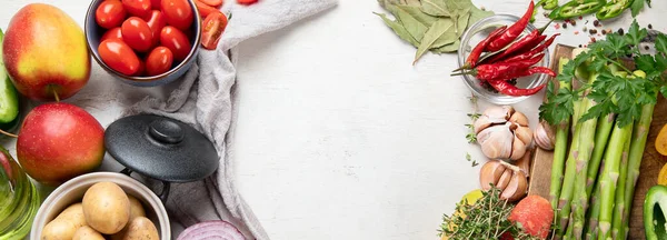 Υγιή Διατροφή Καθαρή Διατροφή Επιλογή Φρούτα Λαχανικά Σπόροι Superfood Δημητριακά — Φωτογραφία Αρχείου